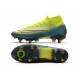 Nike Mercurial Superfly 7 Elite SG-Pro Anti-Clog Lemon Venom Negro Verde