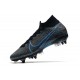 Nike Mercurial Superfly 7 Elite SG-Pro Anti-Clog Negro Azul