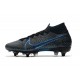 Nike Mercurial Superfly 7 Elite SG-Pro Anti-Clog Negro Azul