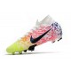 Nike Neymar Mercurial Superfly 7 Elite FG Blanco Negro Azul Racer Volt