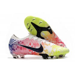 Neymar Nike Mercurial Vapor XIII Elite FG ACC Blanco Negro Azul Racer Volt