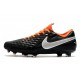 Bota de Fútbol Nike Tiempo Legend VIII Elite FG Negro Naranja Blanco