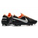 Bota de Fútbol Nike Tiempo Legend VIII Elite FG Negro Naranja Blanco