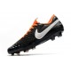 Bota de Fútbol Nike Tiempo Legend VIII Elite FG Negro Naranja Blanco