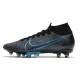 Zapatos Nike Mercurial Superfly VII Elite AG-Pro Negro Azul