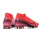 Zapatos Nike Mercurial Superfly VII Elite AG-Pro Láser Crimson Negro