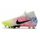 Nike Mercurial Superfly VII Elite AG-Pro Neymar Blanco Negro Azul Volt