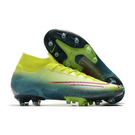 Zapatos Nike Mercurial Superfly VII Elite AG-Pro Lemon Venom Negro Verde