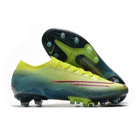 Zapatos Nike Mercurial Vapor XIII Elite AG-PRO Lemon Venom Negro Verde