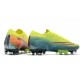 Zapatos Nike Mercurial Vapor XIII Elite AG-PRO Lemon Venom Negro Verde