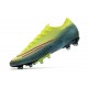 Zapatos Nike Mercurial Vapor XIII Elite AG-PRO Lemon Venom Negro Verde