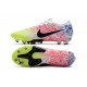 Neymar Nike Mercurial Vapor XIII Elite AG-PRO Blanco Negro Azul Volt