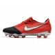 Bota de Fútbol Nike Phantom Venom Elite FG -Láser Crimson Plata Negro