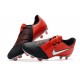 Bota de Fútbol Nike Phantom Venom Elite FG -Láser Crimson Plata Negro