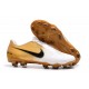 Bota de Fútbol Nike Phantom Venom Elite FG -Oro Blanco Negro