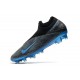 Nike Phantom Vision 2 Elite Dynamic Fit FG Negro Azul Láser Antracita