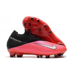 Nike Phantom Vision 2 Elite Dynamic Fit FG Laser Crimson Plata Negro