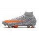 Nike Mercurial Superfly VII Elite CR7 FG Blanco Total Naranja Negro