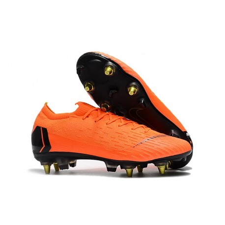 Mercurial Vapor XII AC SG-Pro Black Orange Botas De Futbol Nike, Botines De Futbol Nike, De Fútbol Nike | sptc.edu.bd