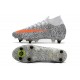 Nike Mercurial Superfly VII Elite SG-Pro AC CR7 Blanco Naranja Negro