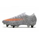 Nike Mercurial Vapor 13 Elite SG-Pro CR7 Blanco Total Naranja Negro