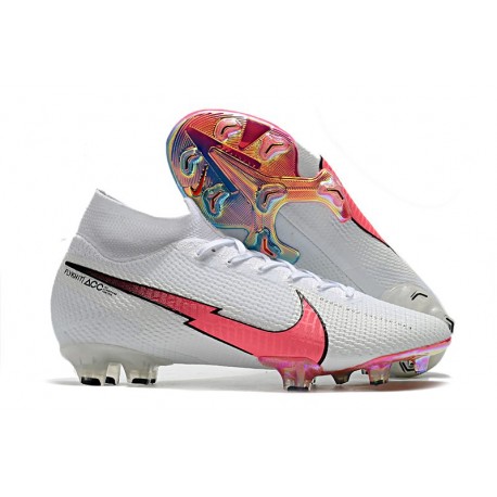 Tacos de Futbol Nike Mercurial Superfly VII Elite FG Blanco Carmesí Azul