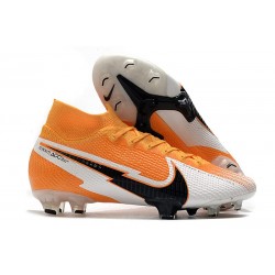 Tacos de Futbol Nike Mercurial Superfly VII Elite FG Láser Naranja Negro Blanco