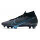 Tacos de Futbol Nike Mercurial Superfly VII Elite FG Negro Azul