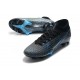 Tacos de Futbol Nike Mercurial Superfly VII Elite FG Negro Azul
