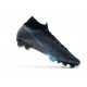 Tacos de Futbol Nike Mercurial Superfly VII Elite FG Negro Azul