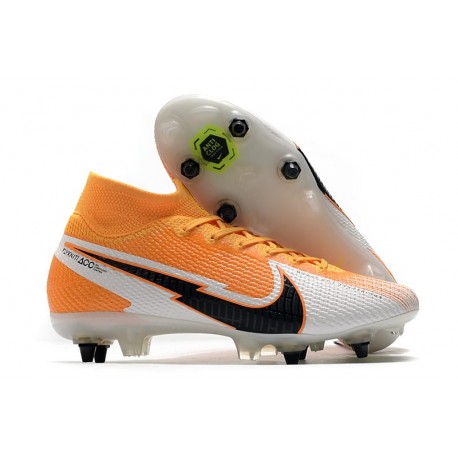 Nike Mercurial Superfly VII Elite SG-Pro AC Láser Naranja Negro Blanco