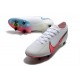 Nike Mercurial Vapor 13 Elite SG-Pro Anti Clog Blanco Rojo Azul