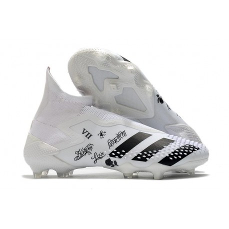 adidas Bota de Fútbol Predator Mutator 20+ FG Blanco Negro