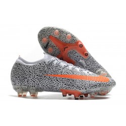 Zapatos Nike Mercurial Vapor XIII Elite AG-PRO CR7 Blanco Total Naranja Negro