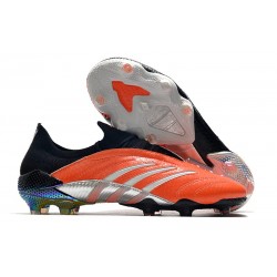 Zapatos de fútbol adidas Predator Archive FG Naranja Negro Plata