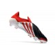 Zapatos de fútbol adidas Predator Archive FG Rojo Plata Negro