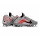 Nike Zapatos de Fútbol Tiempo Legend 8 Elite FG Gris Negro Rojo