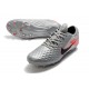 Nike Zapatos de Fútbol Tiempo Legend 8 Elite FG Gris Negro Rojo