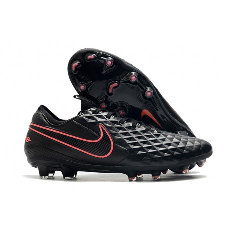 Nike Zapatos de Fútbol Tiempo Legend 8 Elite FG Negro Rosa