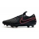 Nike Zapatos de Fútbol Tiempo Legend 8 Elite FG Negro Rosa