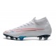 NIKE MERCURIAL SUPERFLY VII ELITE 'CR7 X BUGATTI' Blanco Rojo Azul