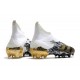 adidas Bota Predator Mutator 20+ FG Blanco Dorado metalizado Negro