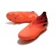Zapatos de Fútbol adidas Nemeziz 19+ FG Signal Coral Negro Rojo Gloria