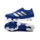 Zapatos de fútbol adidas Copa 20.1 FG Azul Royal Plateado metalizado