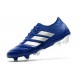 Zapatos de fútbol adidas Copa 20.1 FG Azul Royal Plateado metalizado