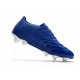 Zapatos de fútbol adidas Copa 20.1 FG Azul Royal Plateado metalizado