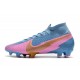 Nike Botas Mercurial Superfly 7 Elite FG Azul Rosa Oro