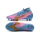 Nike Botas Mercurial Superfly 7 Elite FG Azul Rosa Oro