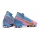 Nike Botas Mercurial Superfly 7 Elite FG Azul Rosa Oro