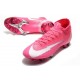 Nike Botas Mercurial Superfly 7 Elite FG x Mbappé Rosa Blanco Negro